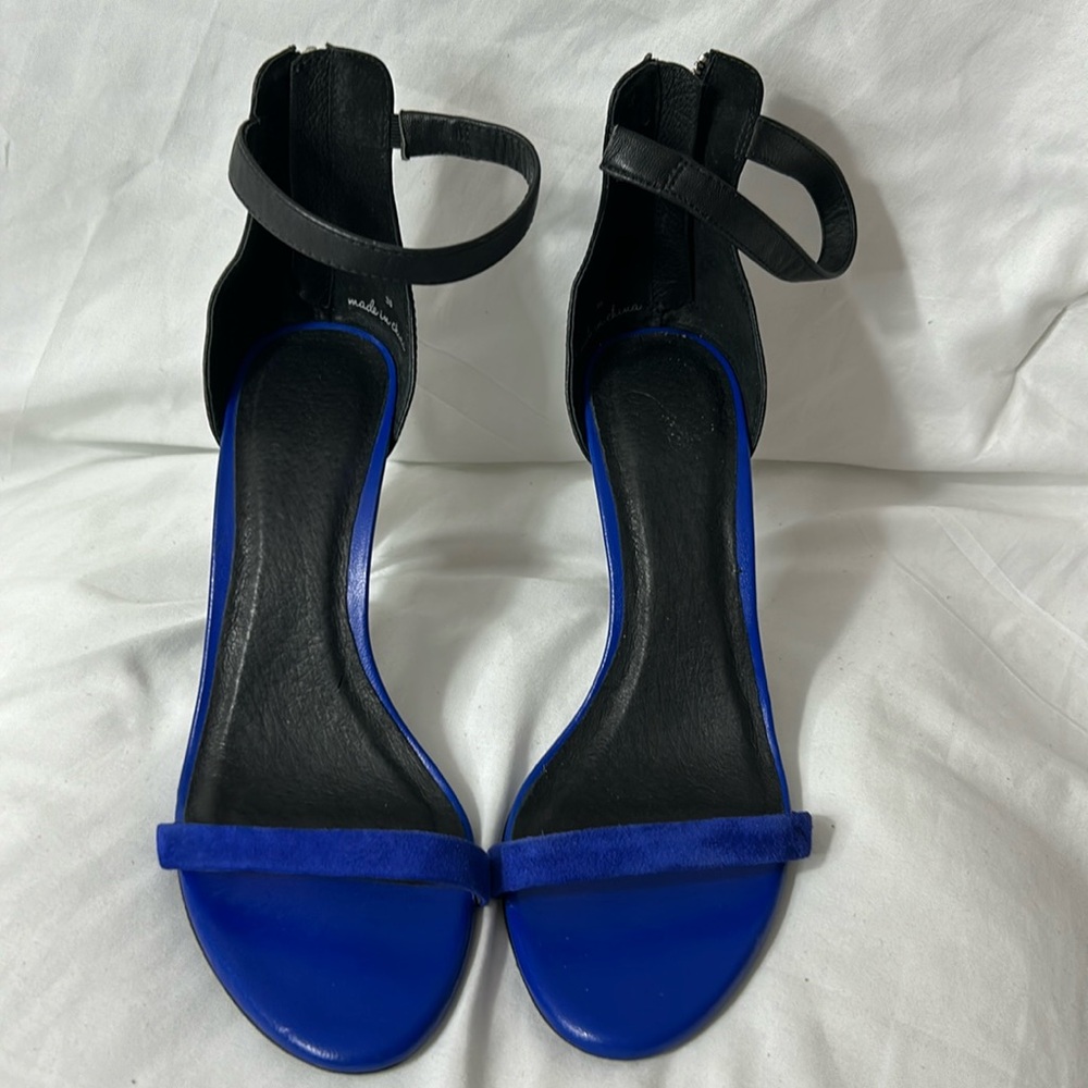 Joie Shoes Black and Blue Heels